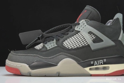 'BRED'  4 BLACK X 2020 JORDAN OF RED AIR 0918